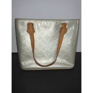 Louis Vuitton Monogram Vernis Reade PM Hand Bag Perle Green TH1020 9x12"